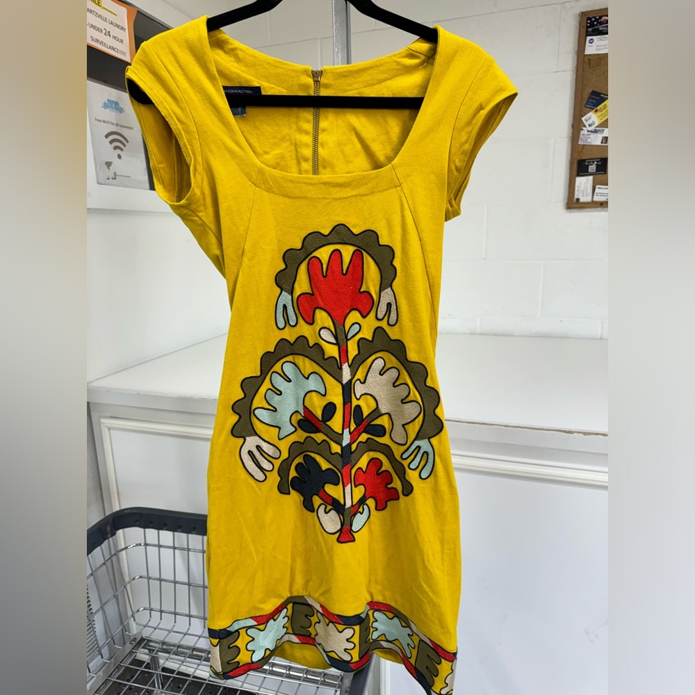 French Connection Yellow Dress